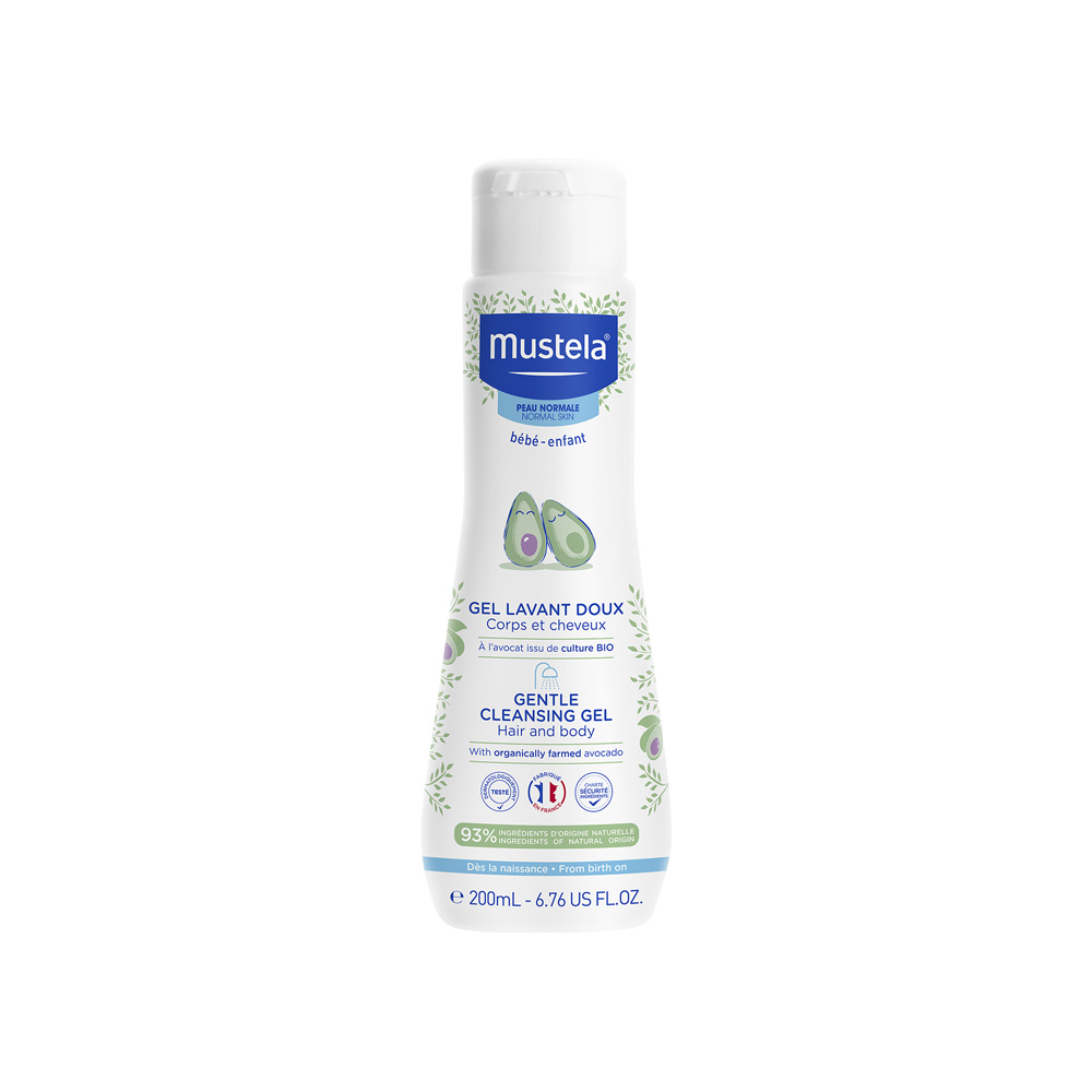 Mustela Gel curățător pentru păr și corp 200ml