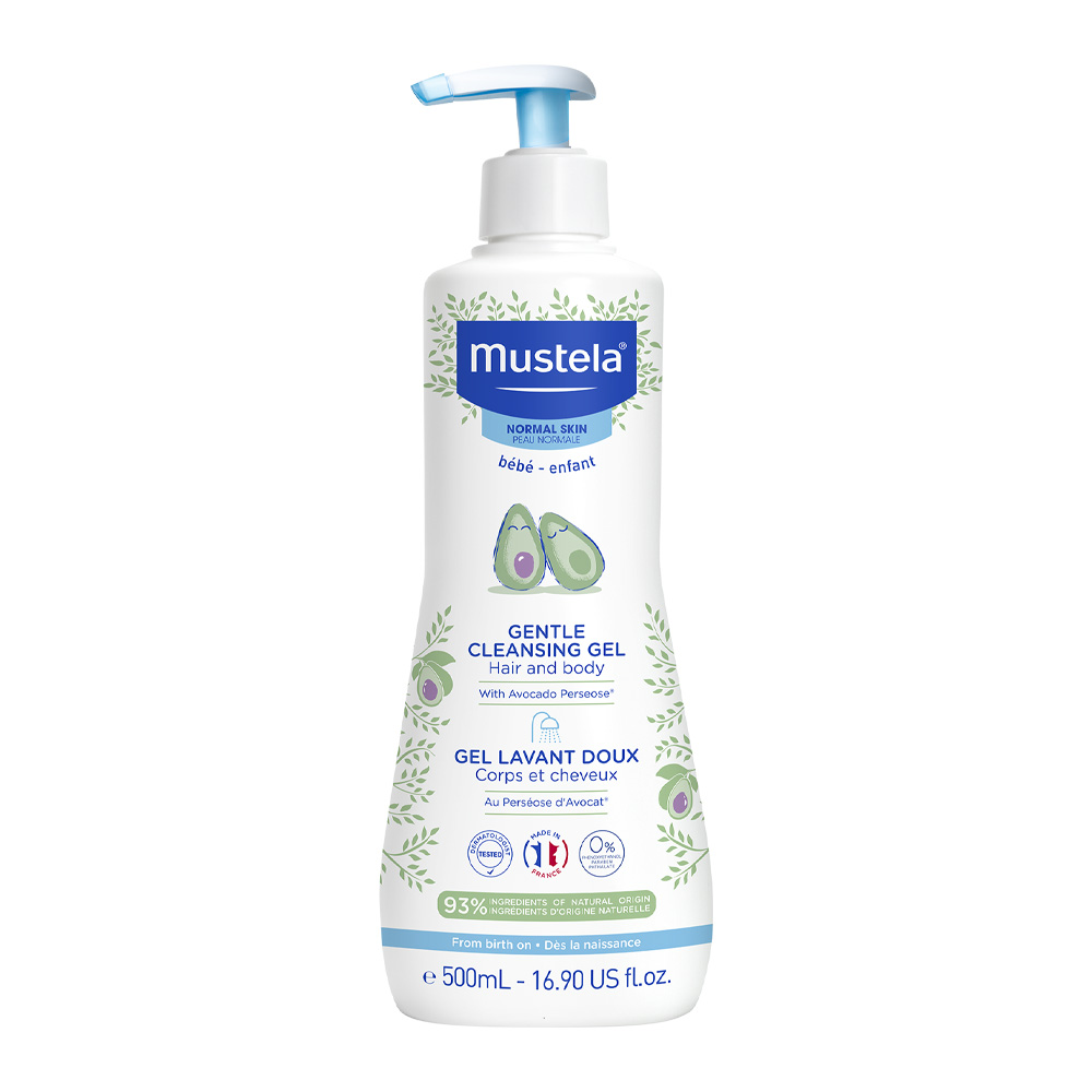 Mustela Gel curățător pentru păr și corp 500ml