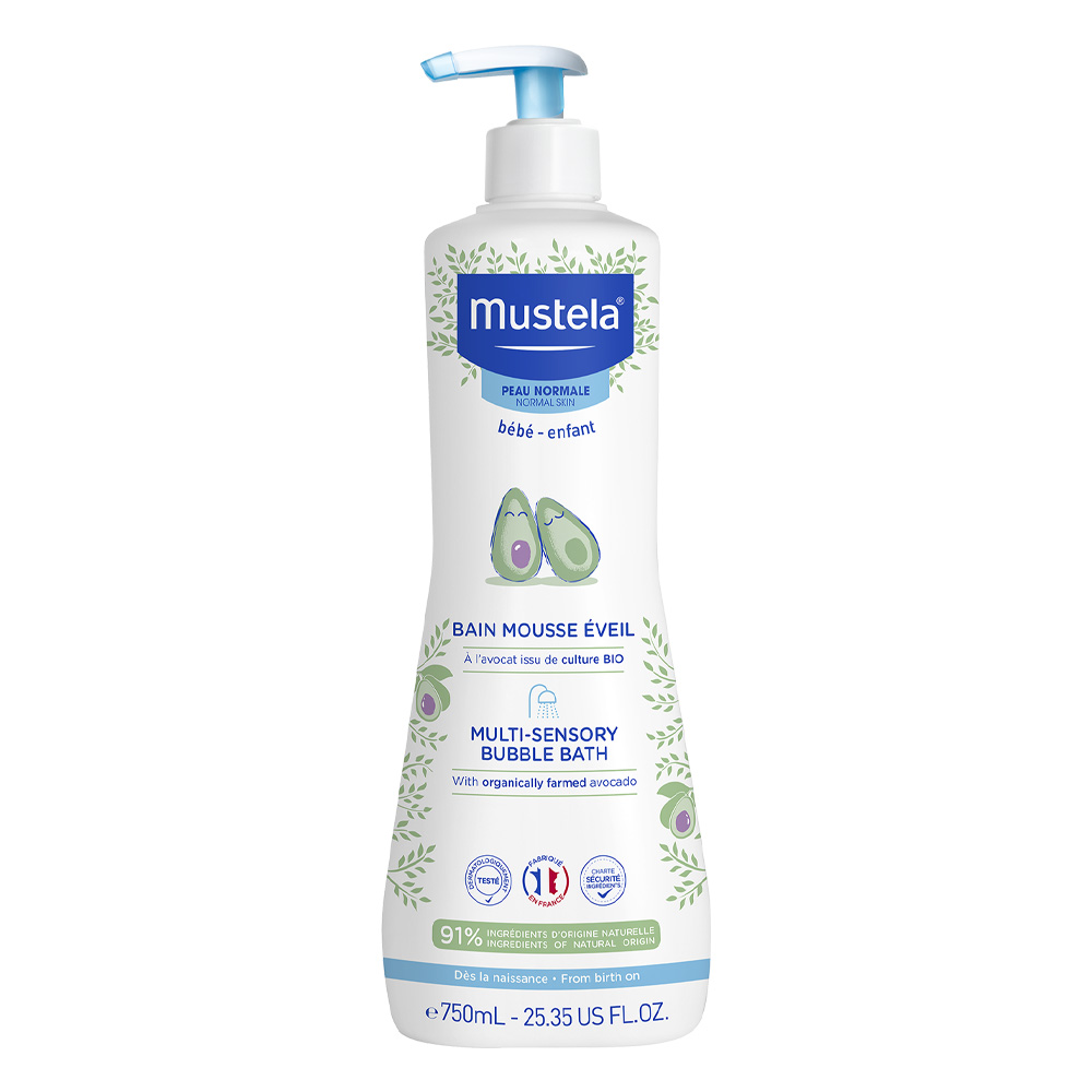 Mustela Spumă de baie multi-senzorială