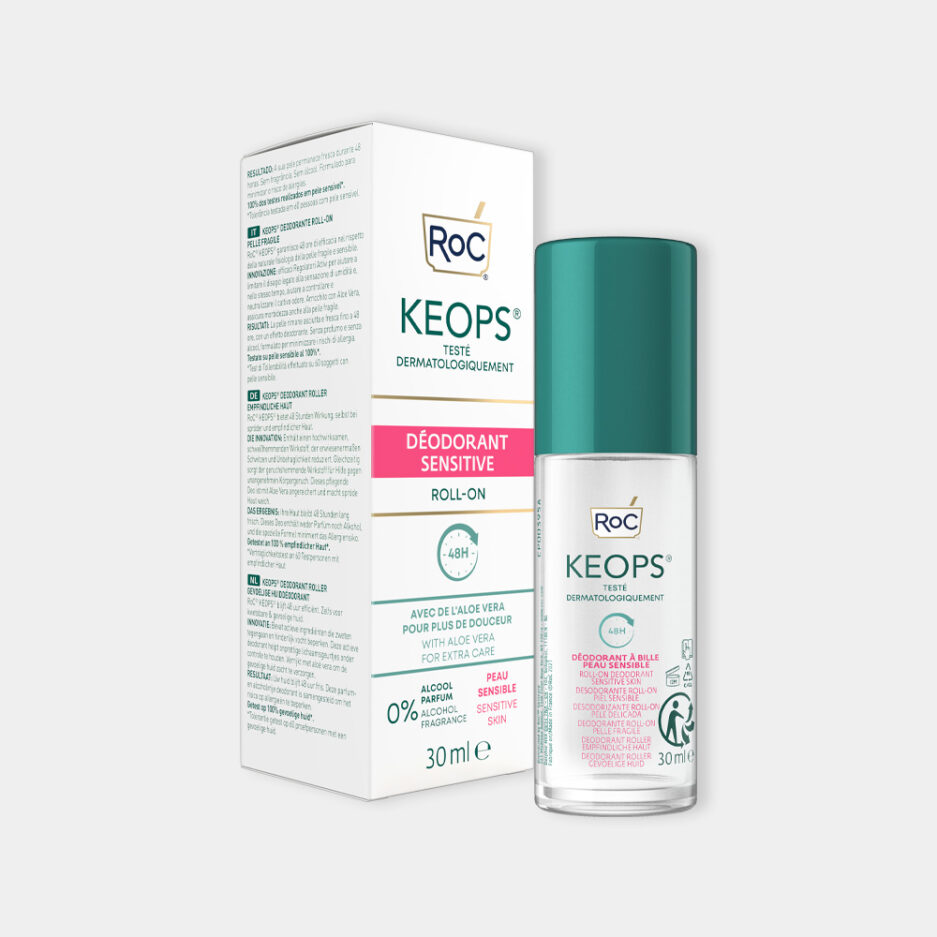 RoC KEOPS® SENSITIVE Deodorant roll-on piele sensibilă 30ml