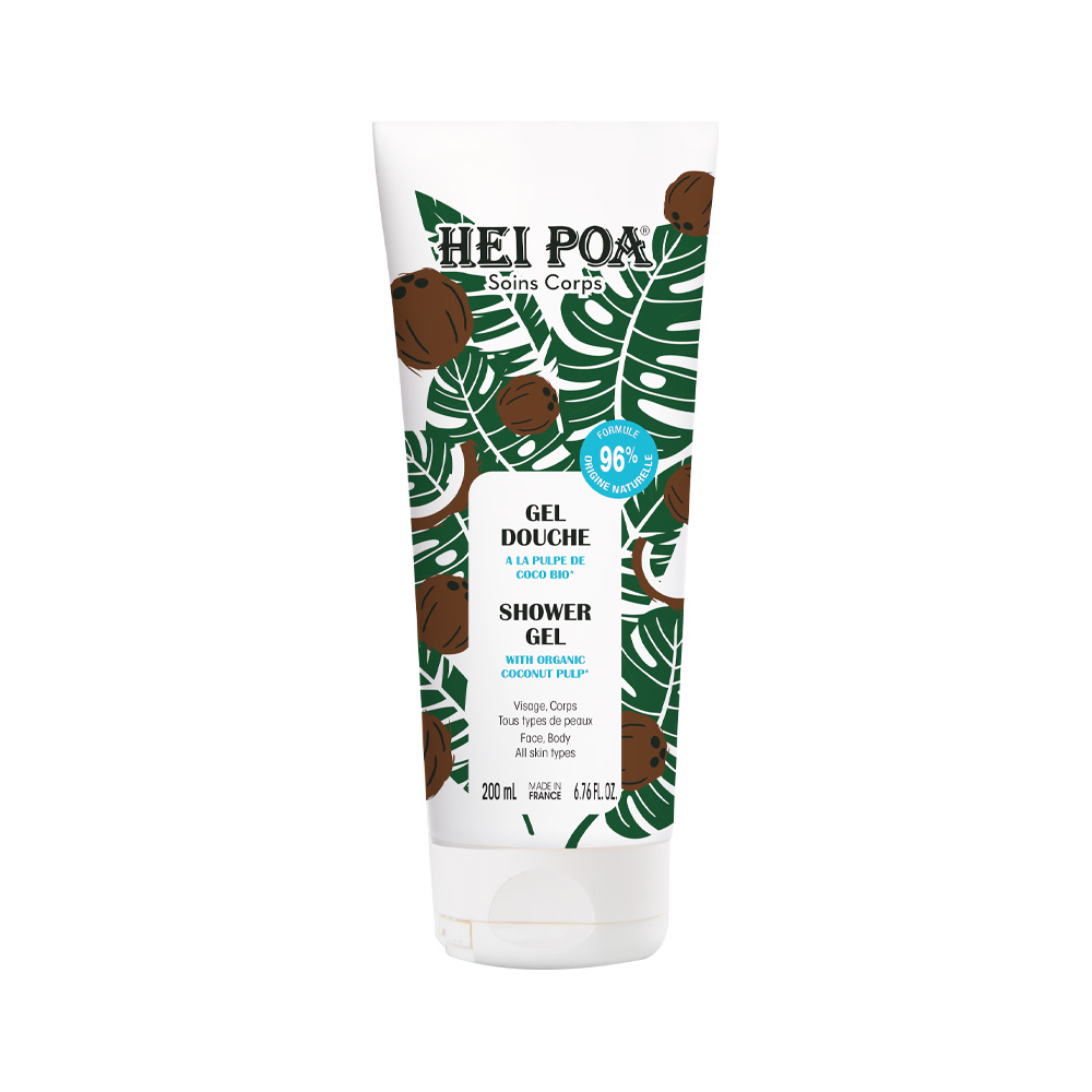 HEI POA Gel de duș cu pulpă de Cocos organic 200ml