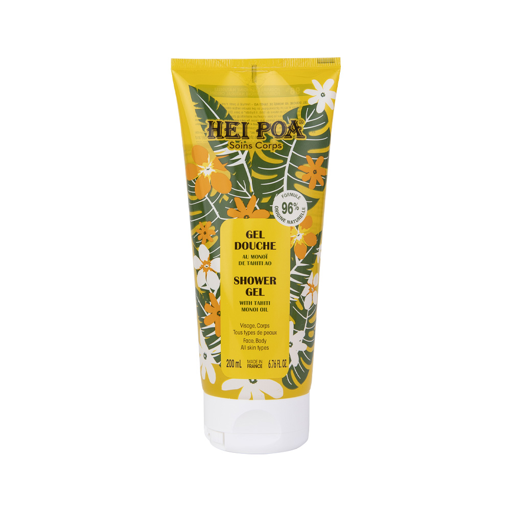 HEI POA Gel de duș cu ulei de Monoi de Tahiti 200ml