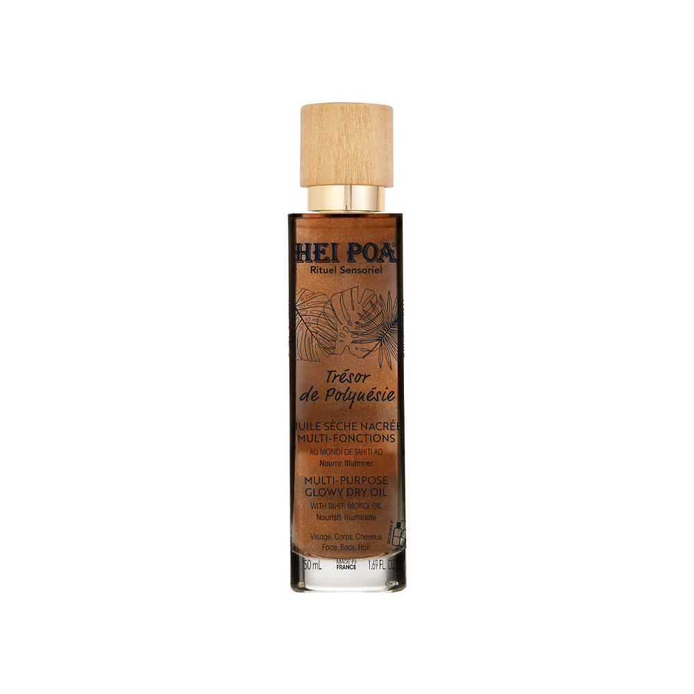 HEI POA Trésor de Polynésie Ulei uscat strălucitor cu Monoi 50ml
